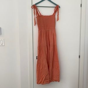 Wilfred orange smock dress